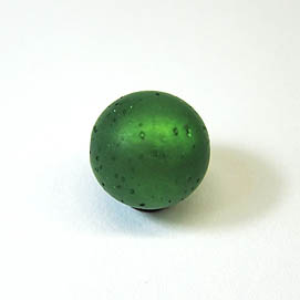 Polaris-Perle Struktur 14mm grün